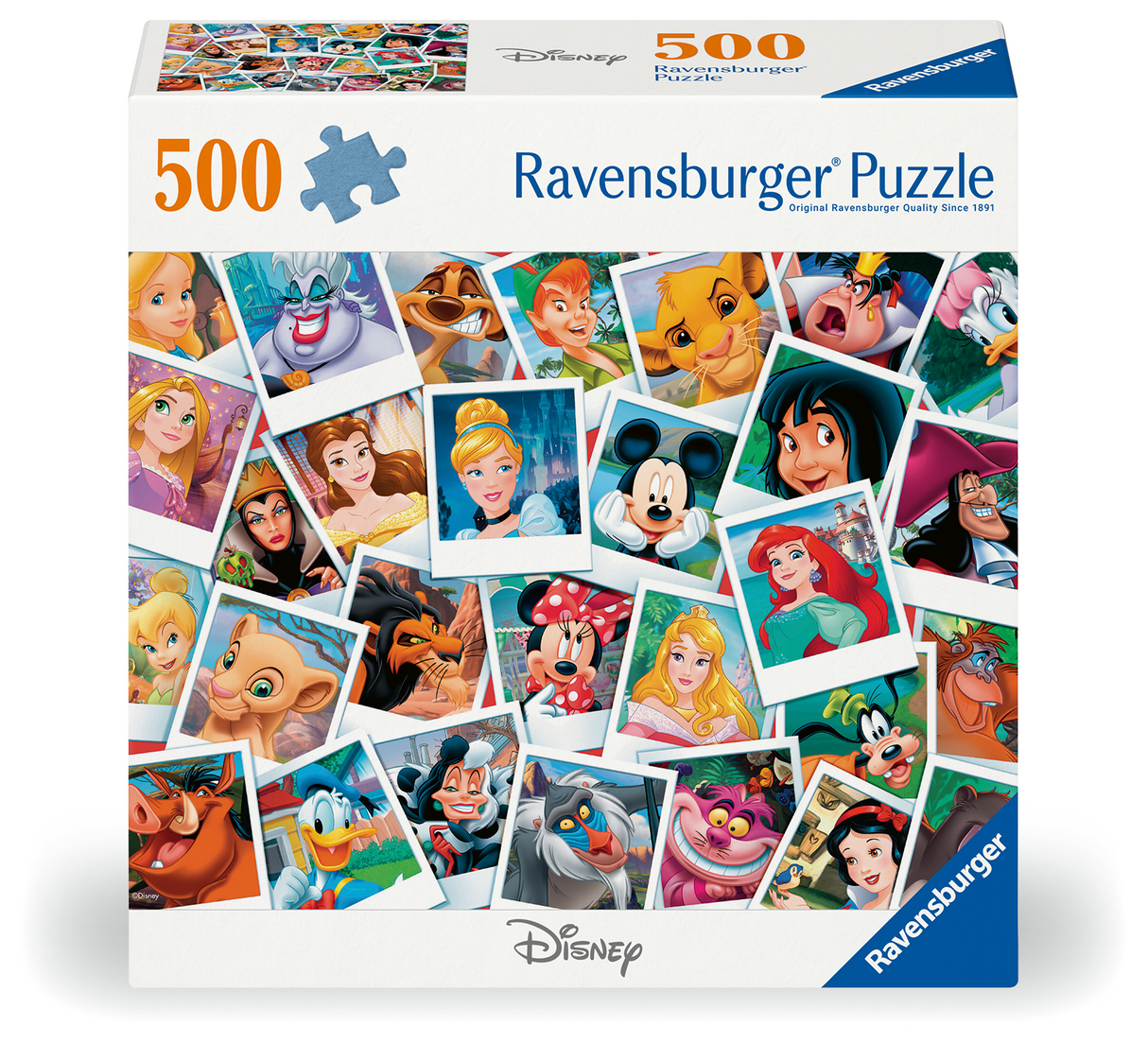 Ravensburger Disney Portraits 500 pc Puzzle