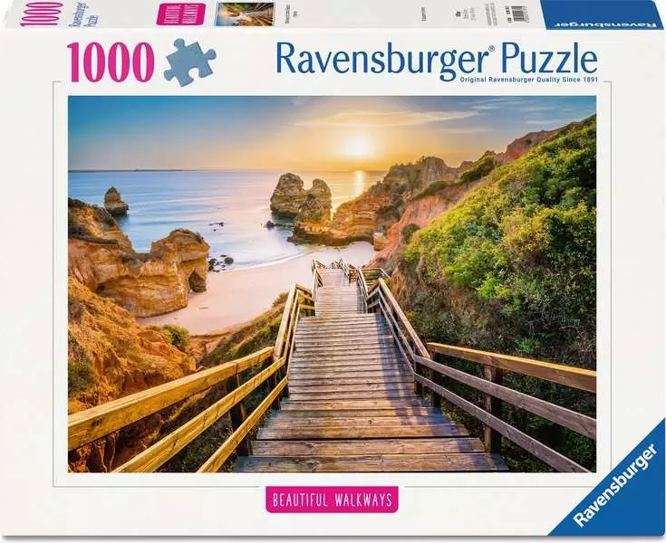 Ravensburger Stairway to Camilo Beach, Algarve 1000p