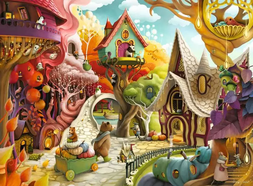 Ravensburger Home Sweet Home 500 Pc Puzzle