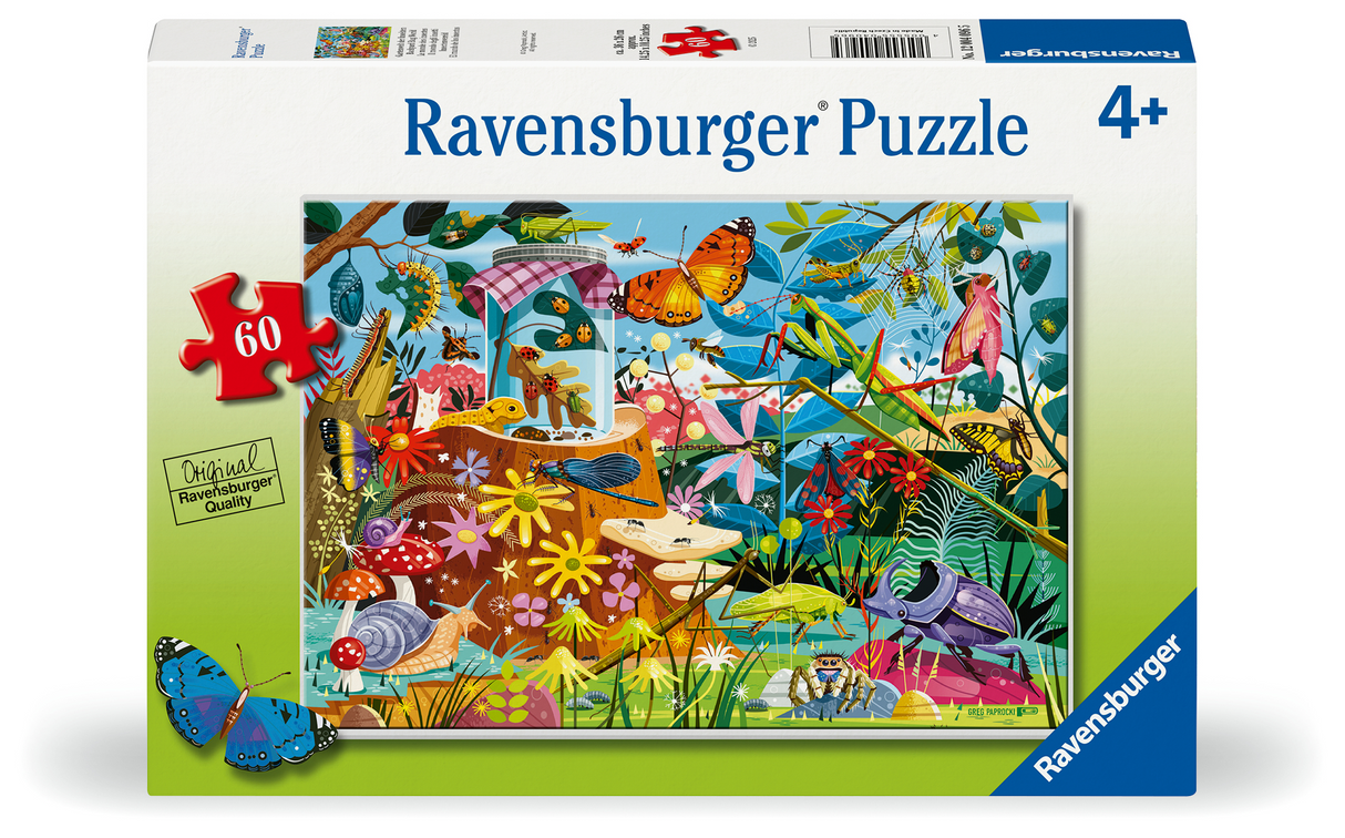Ravensburger Backyard Bug World 60 Pc Puzzle
