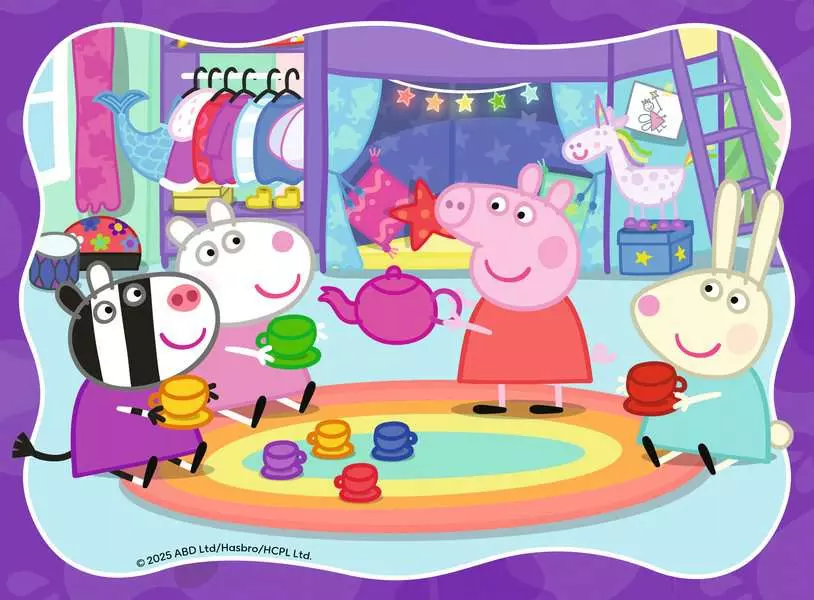 Ravensburger Peppa Pig, 4 in a Box 12/16/20/24p