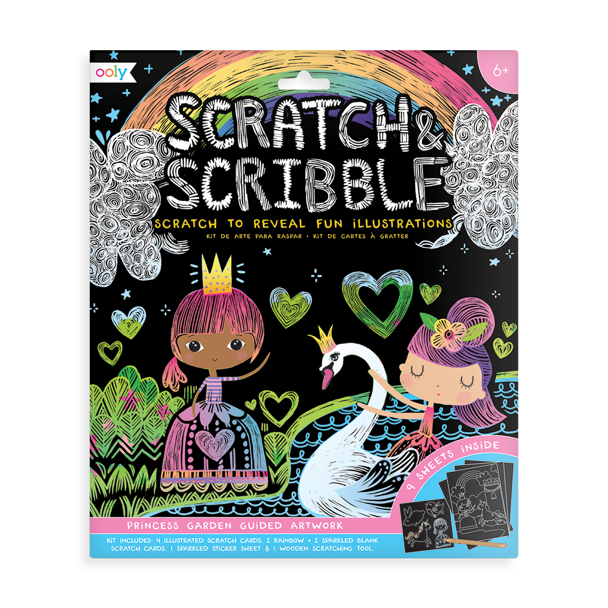 Scratch & Scribble: Princess Garden