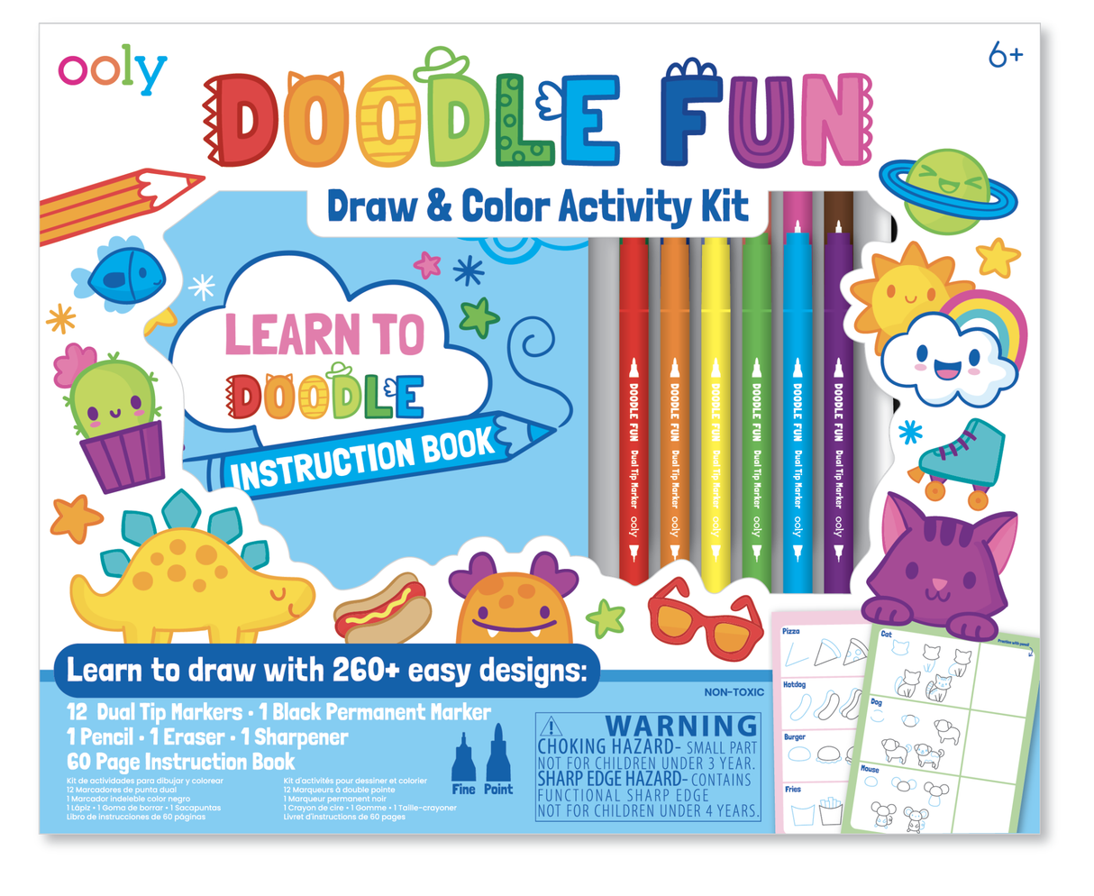 Doodle Fun: Draw & Color Activity Kit
