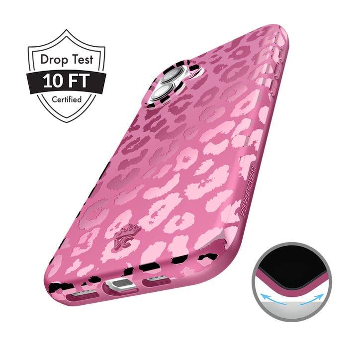 VELVET CAVIAR Apple iPhone 16 MagSafe Case - Pink Ruby Leopard