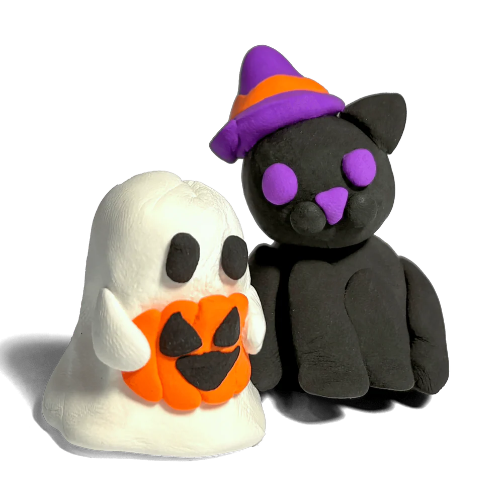 Creatibles Mini Air Dry Clay - Spooky BFFs - 2 Designs