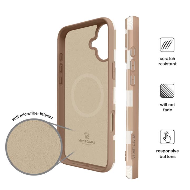 VELVET CAVIAR - Magsafe Case for Apple iPhone 16 - Nude Vibe Checker