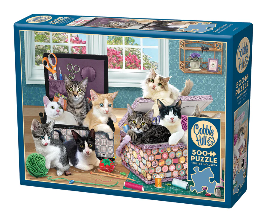 Cobble Hill Crafty Kittens | 500 Piece