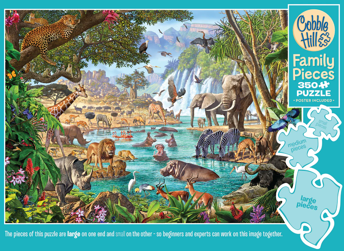 Cobble Hill River of Life | Family Pieces 350 Puzzle
