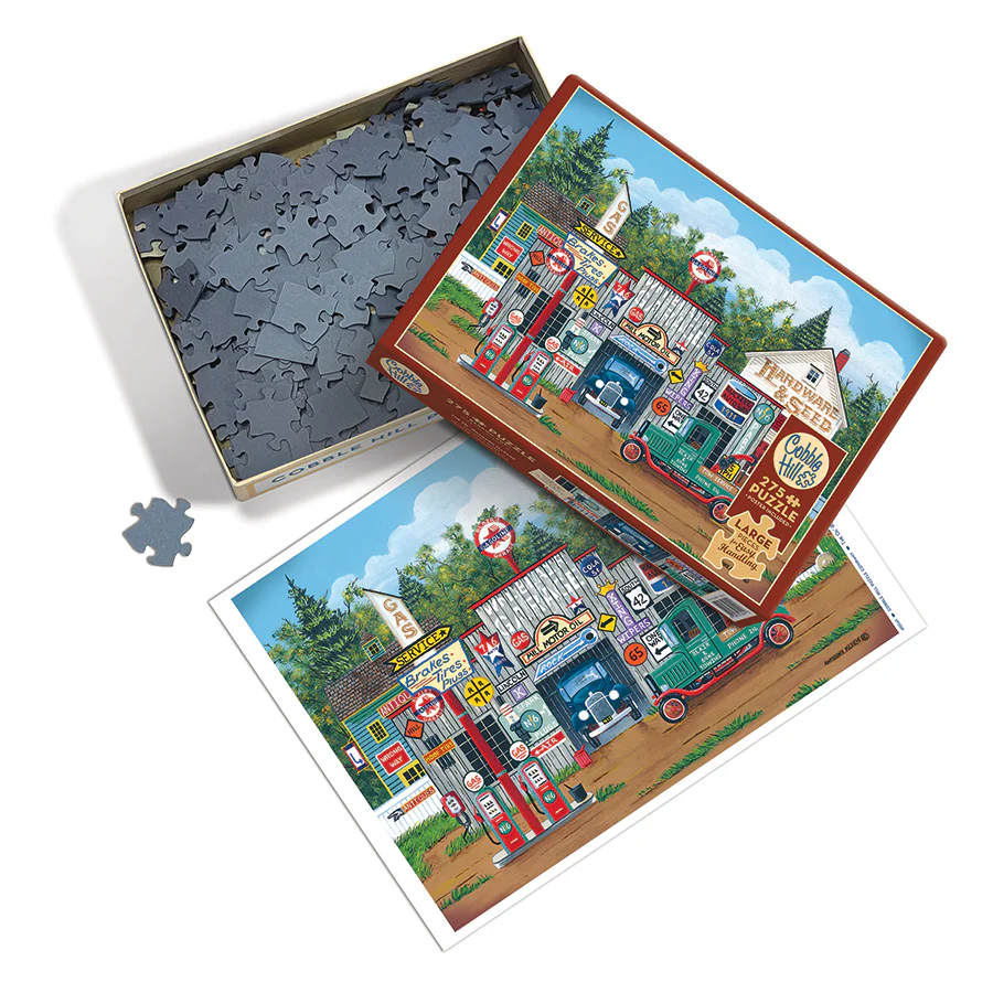 Cobble Hill The Ol' Roadside Garage | Easy Handling 275 Piece puzzle