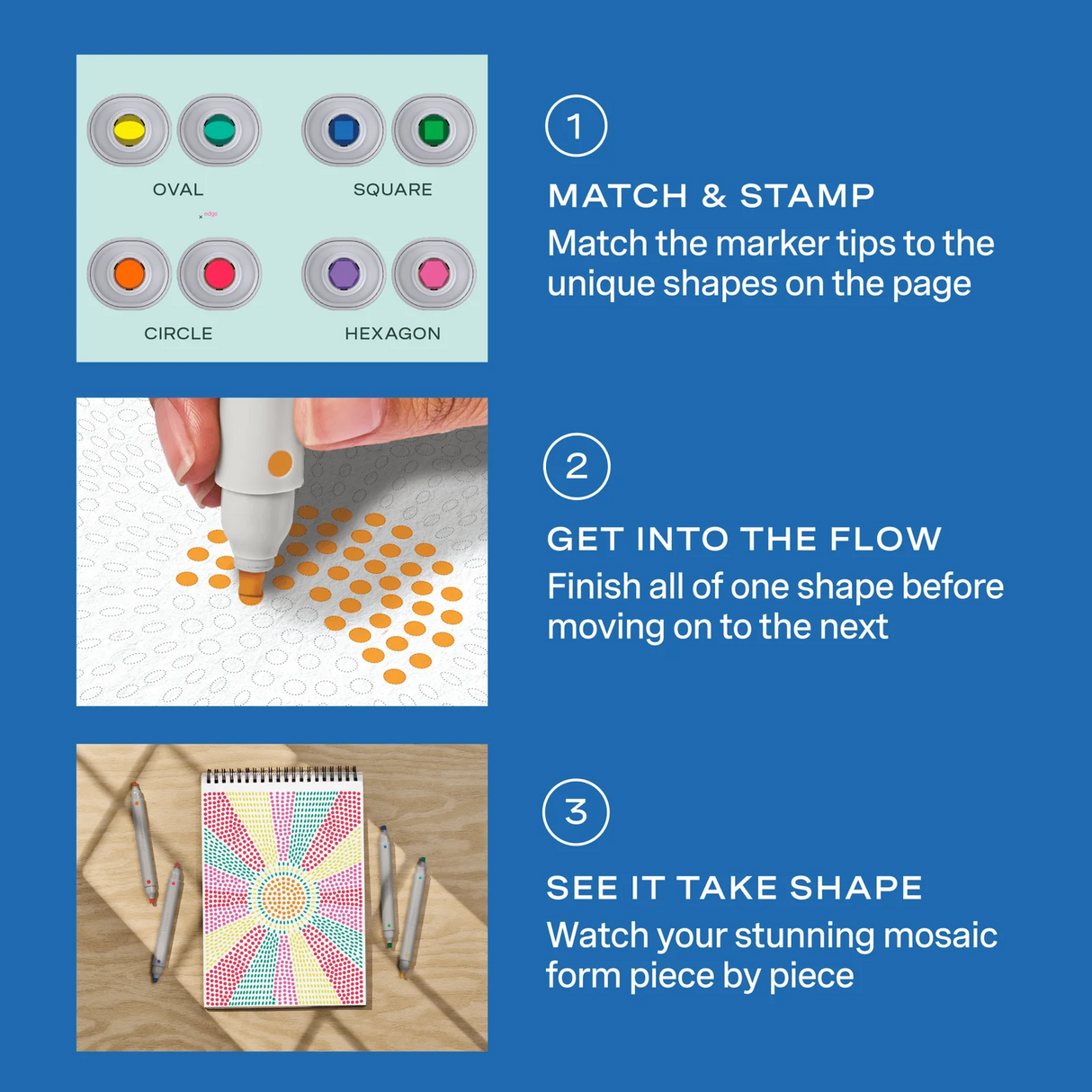FlowArt® - Stamp-by-Shape, Mediterranean