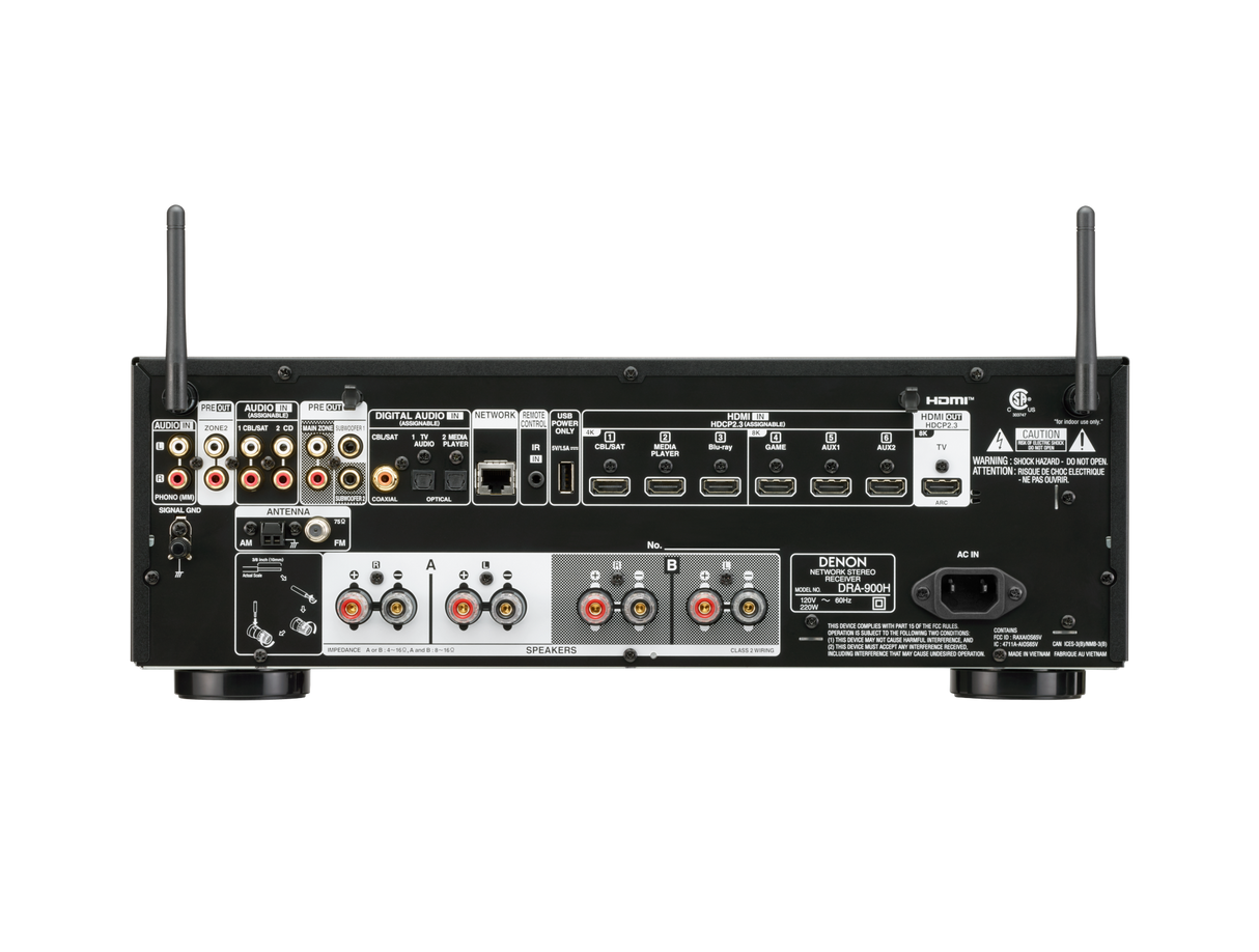 Denon 2.2 Ch. 100W 8K AV Receiver Powered by HEOS™