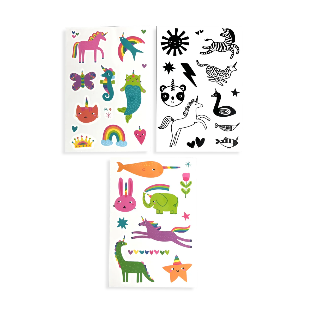 Mini Tattoo Palooza Temporary Tattoos - Unicorn Party