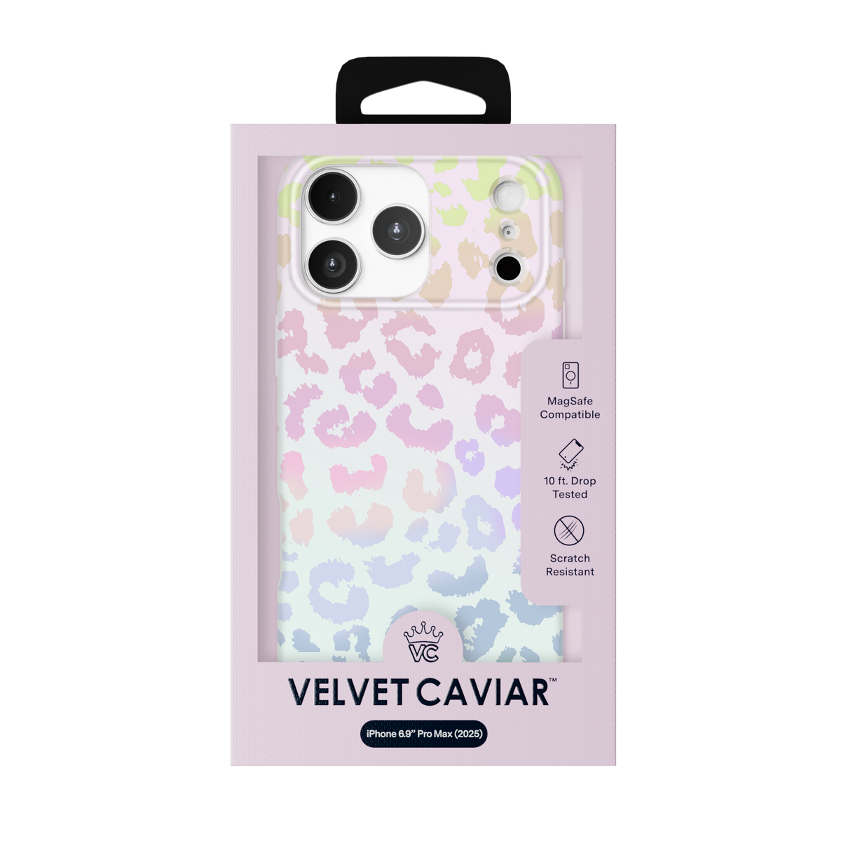 Iphone 17 Pro Max Magsafe Case - White Opal Leopard