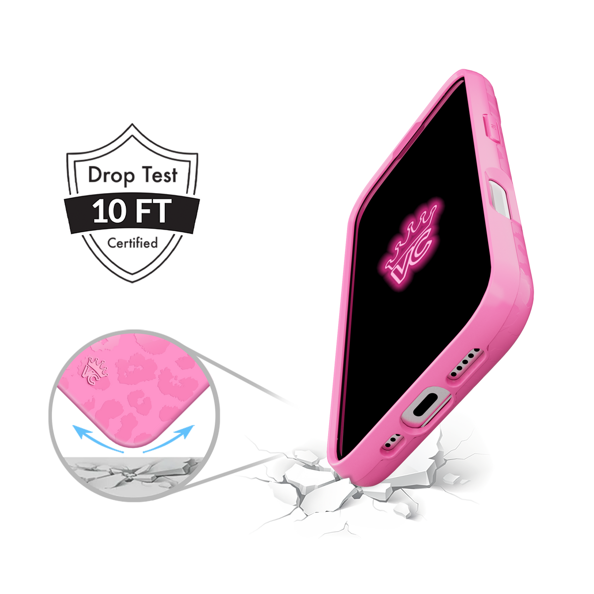 iPhone 17 Velvet Caviar MagSafe Case - Hot PInk Leopard