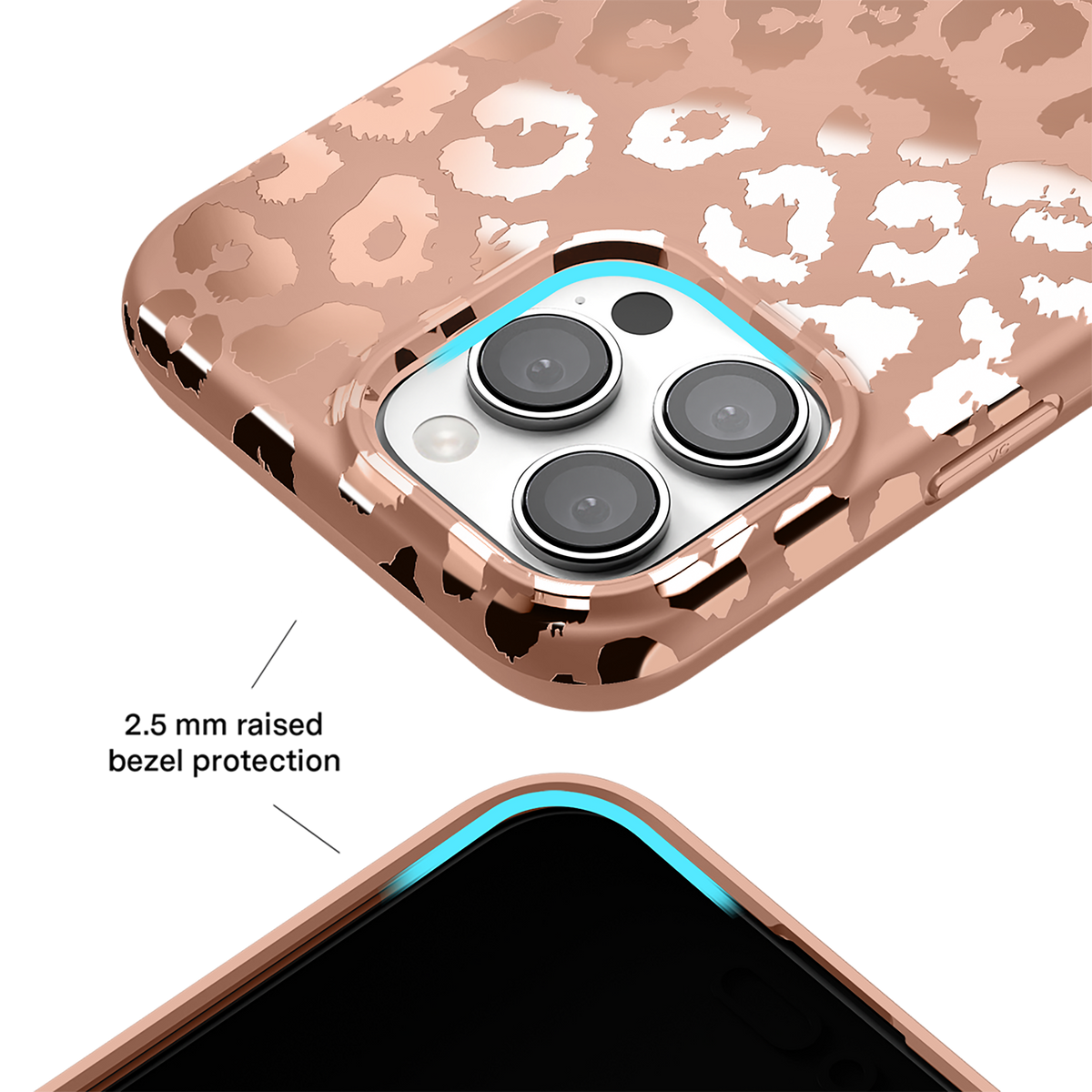 VELVET CAVIAR Apple iPhone 16 Pro Max MagSafe Case - Bronze Chrome Leopard