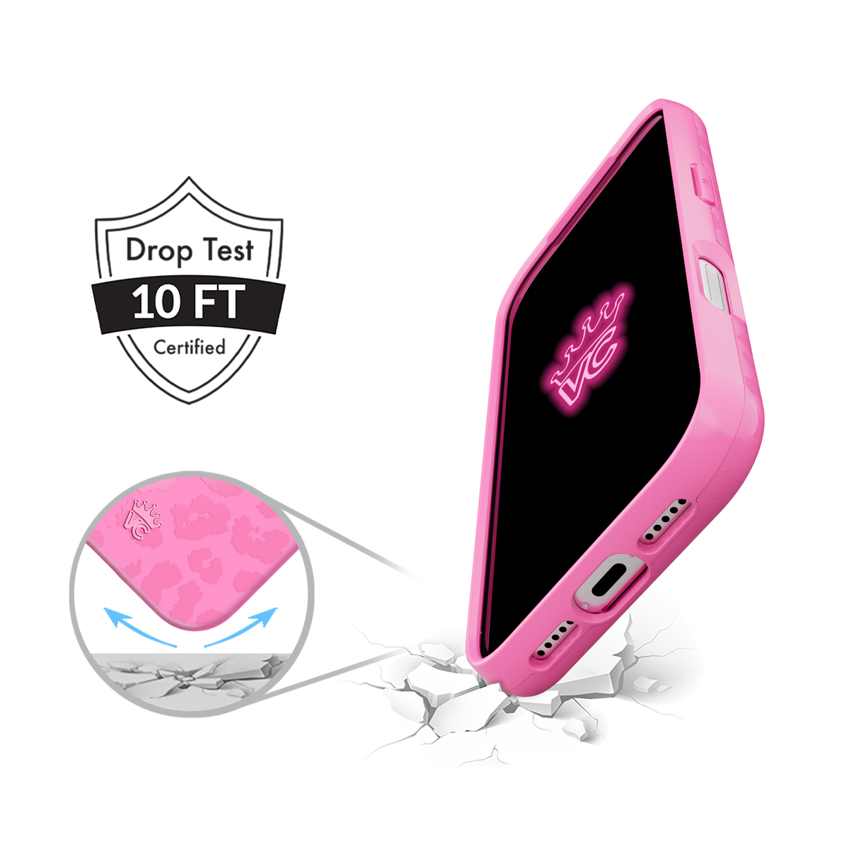Velvet Caviar Case with MagSafe for iPhone 17 Pro - Hot Pink Leopard