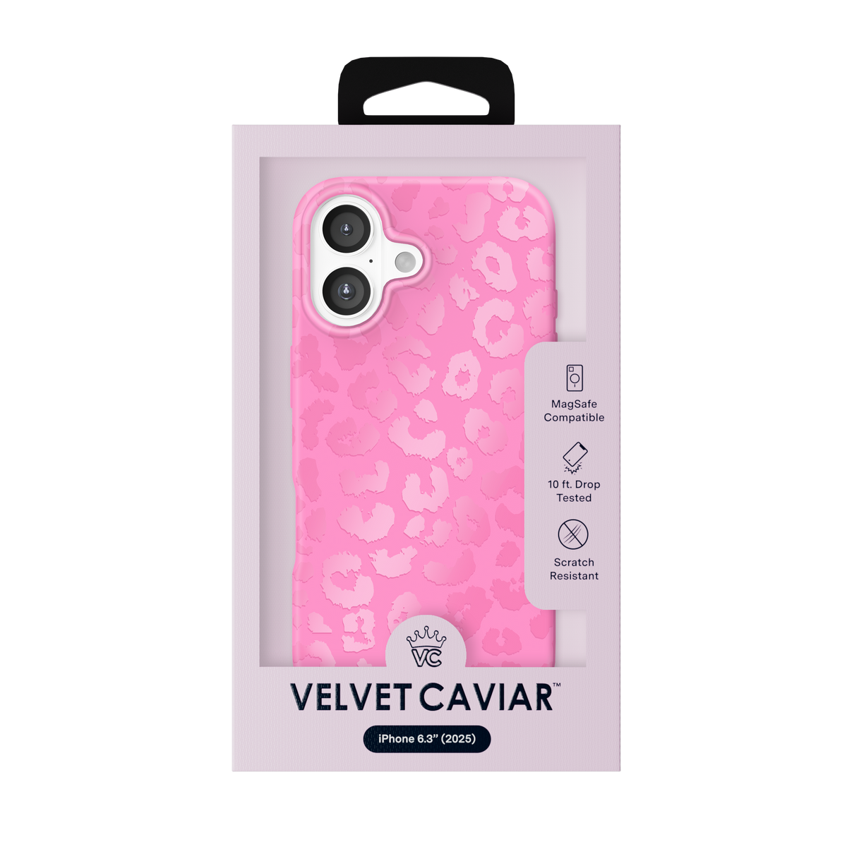 iPhone 17 Velvet Caviar MagSafe Case - Hot PInk Leopard