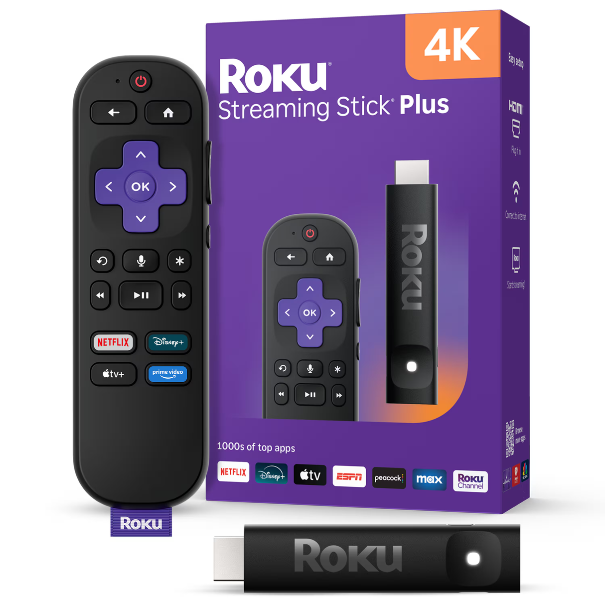 Roku Streaming Stick Plus 3830R