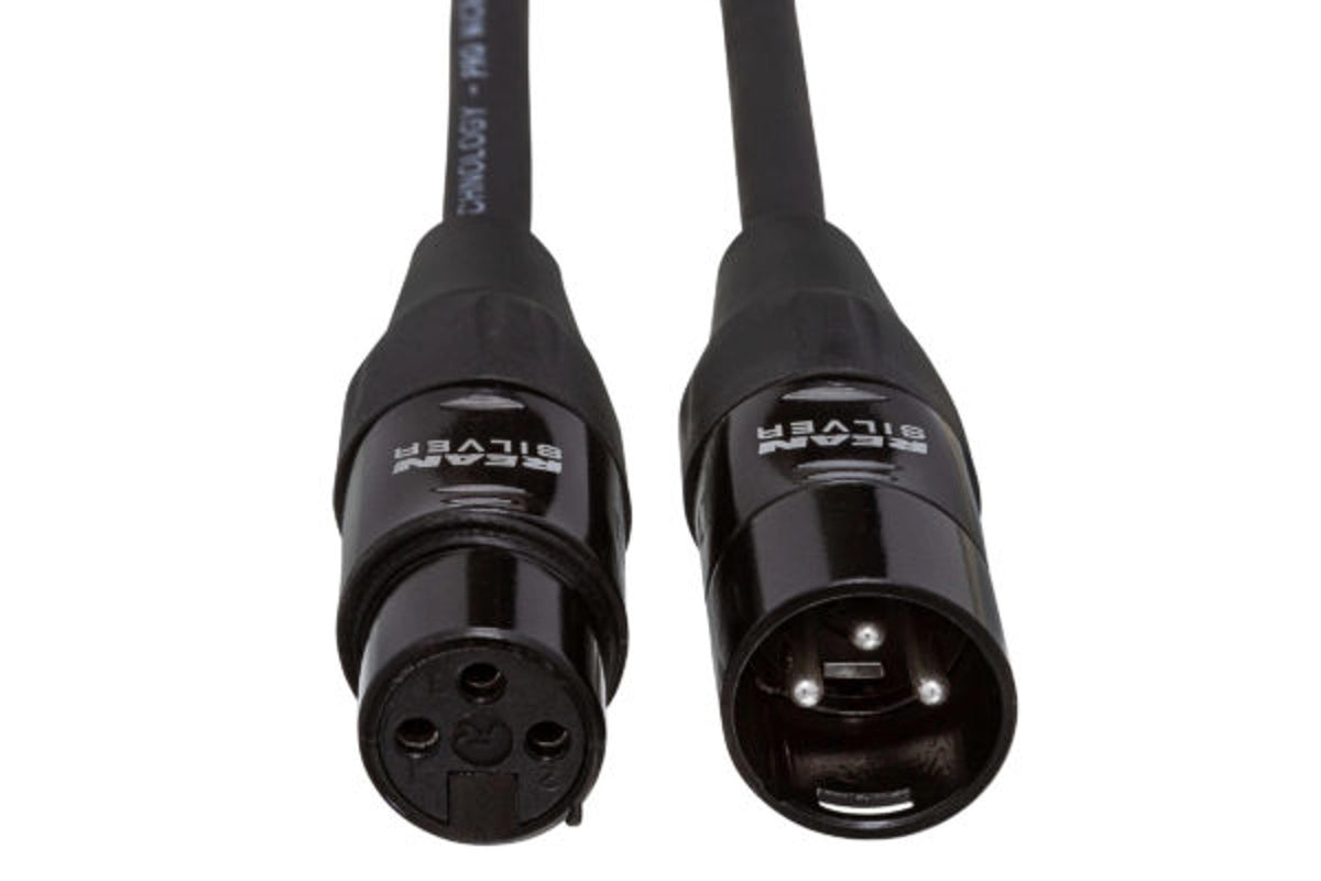 Hosa HMIC-003 REAN XLR3F to XLR3M Pro Microphone Cable, 15 Feet