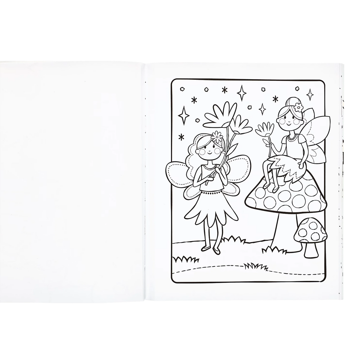Princesses and Fairies Coloring Book