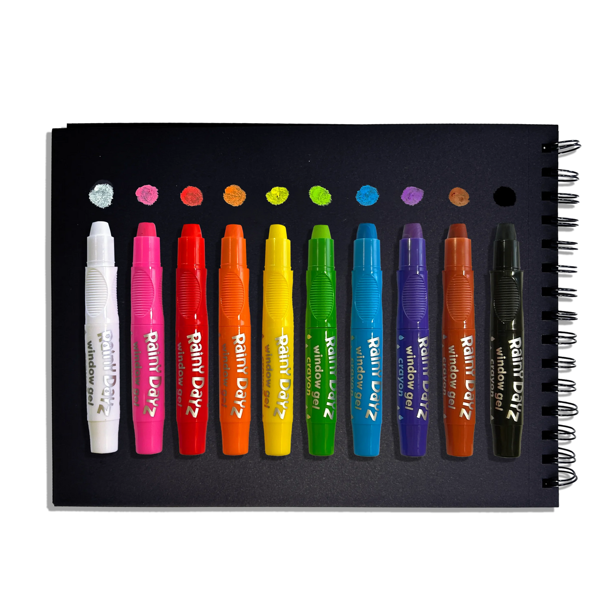 Rainy Dayz Window Gel Crayons - Set of 10