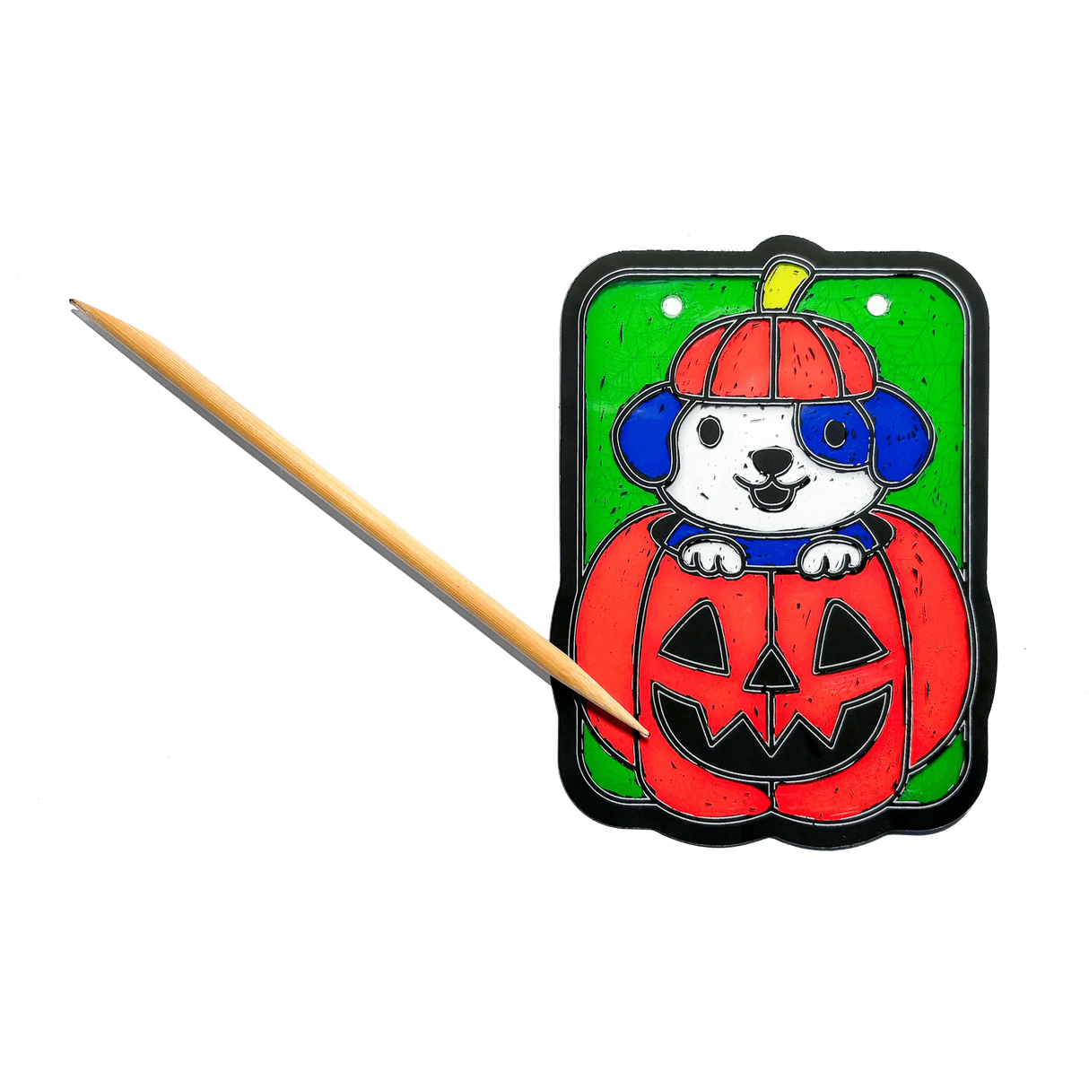 Scratch & Scribble Mini Window Banner Kit - Boo Buddies - 6 Cards