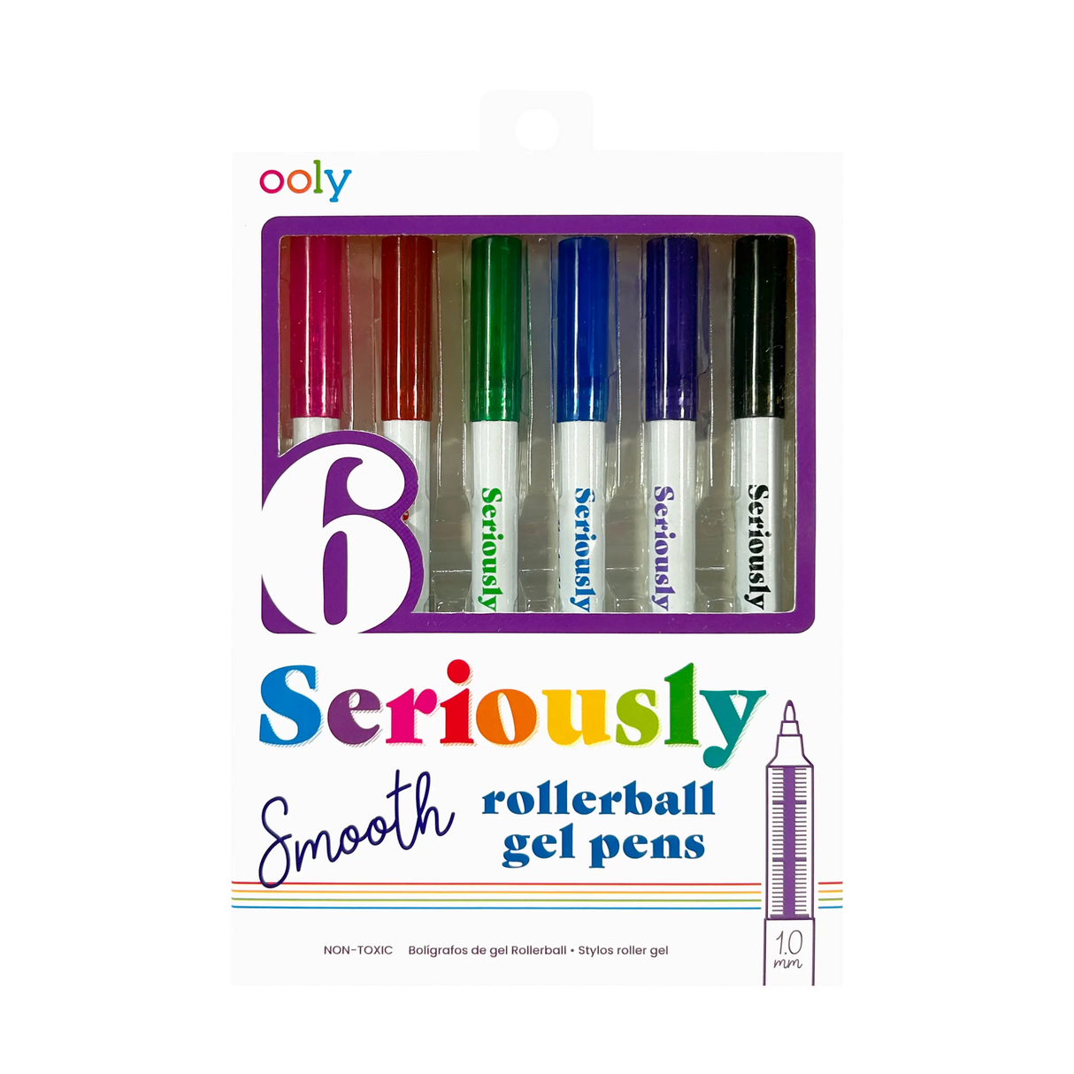 Seriously Smooth Rollerball Gel Pens - Set of 6