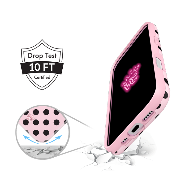 VELVET CAVIAR - IPhone 17 MagSafe Case - Princess Pink Polka Dot