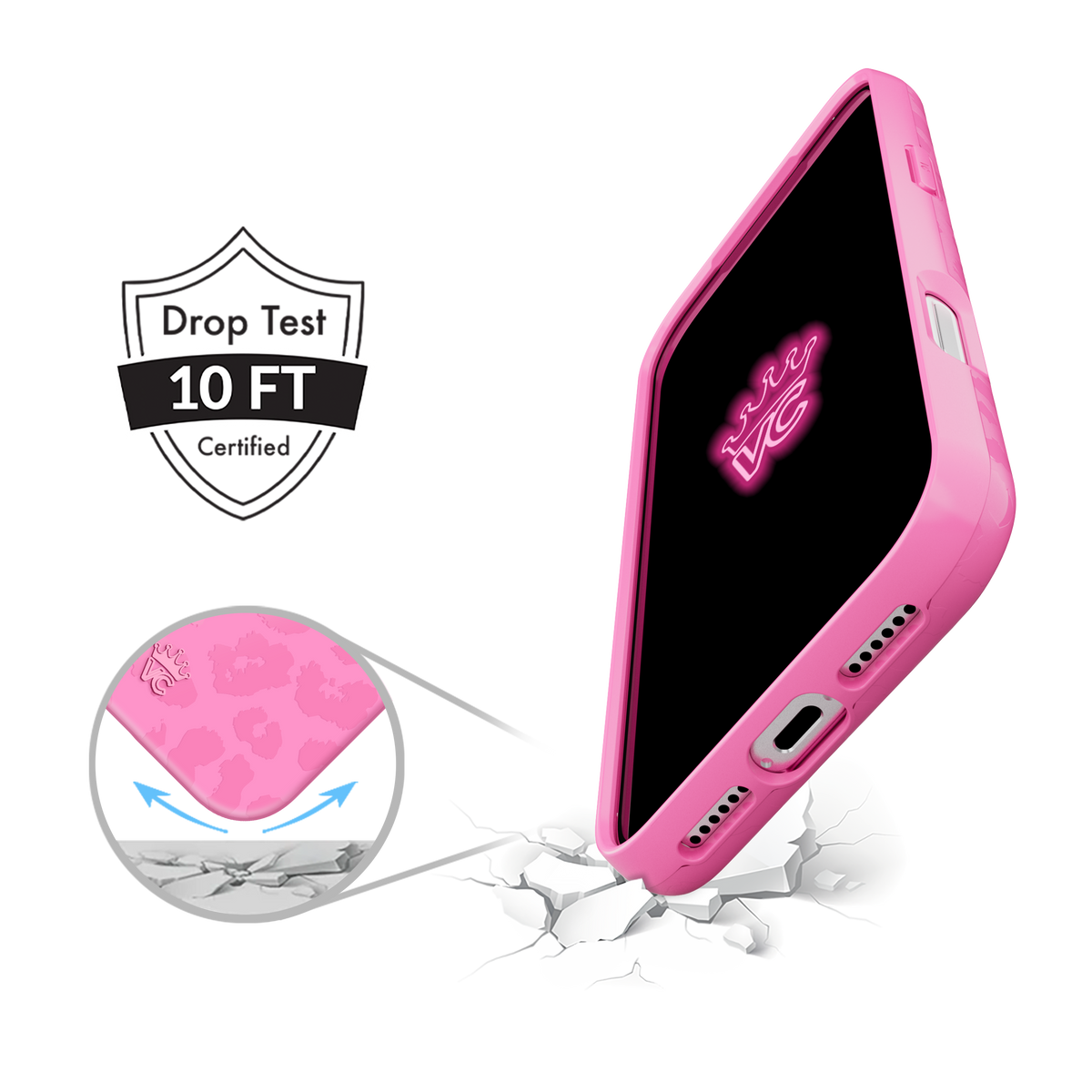 Velvet Caviar Case with MagSafe for iPhone 17 Pro Max - Hot Pink Leopard