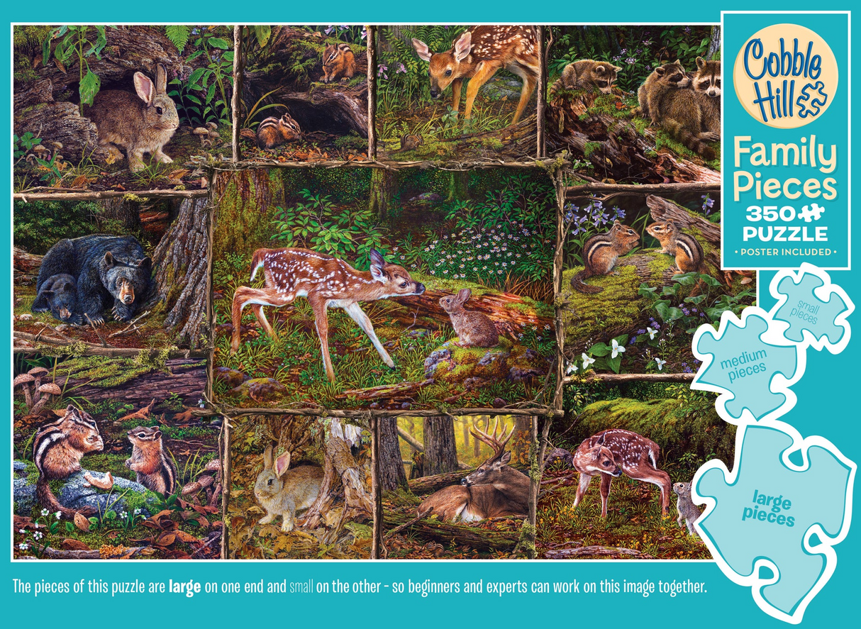Cobble Hill Into the Woods (Family) | Family Pieces 350 Puzzle