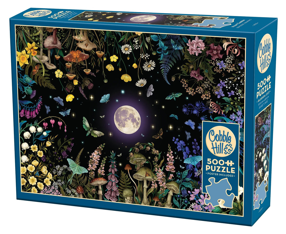 Cobble Hill Night Garden 500 Piece Puzzle