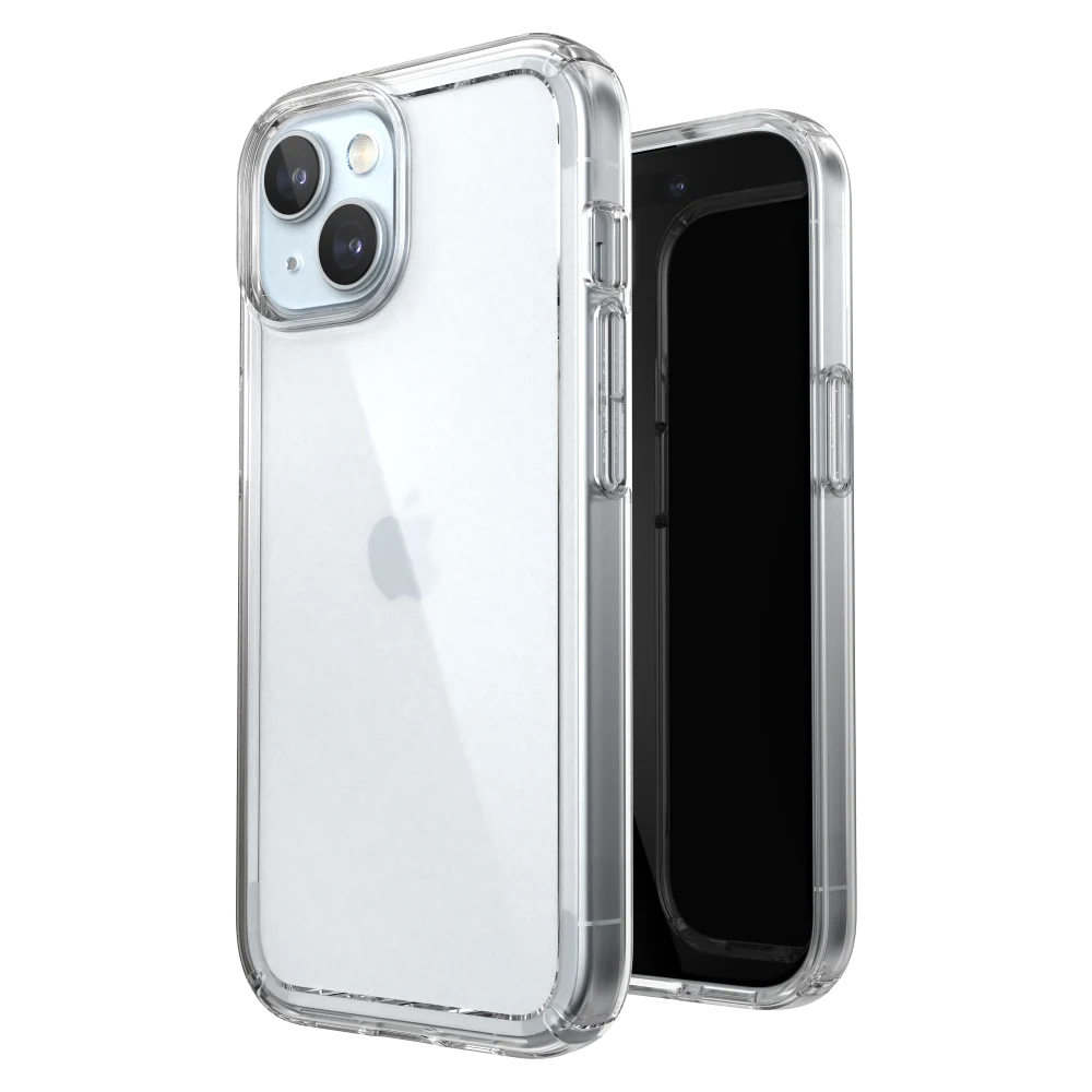 Speck - Gemshell Grip Case for iPhone 15 / 14 / 13 / iPhone 16e - Clear