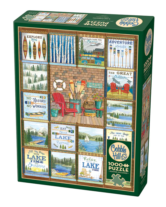 Cobble Hill Lake Country 1000 Piece Puzzle