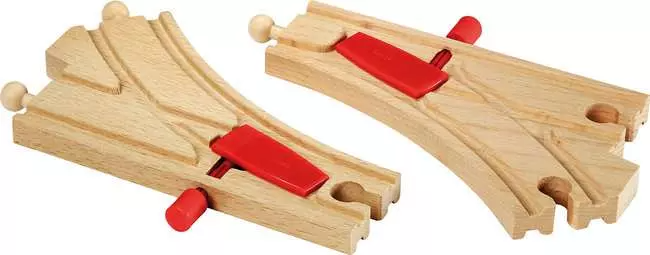 BRIO World Train Tracks Mechanical Switches