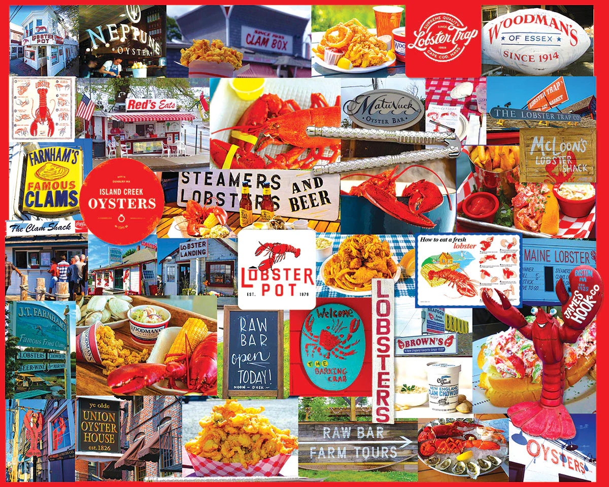 White Mountain Puzzles - Taste Of New England (2102pz) - 1000 Piece Jigsaw Puzzle