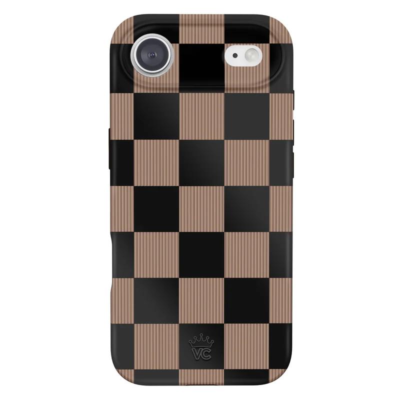 VELVET CAVIAR - MagSafe Case for Apple iPhone Air - Mocha Vibe Checker