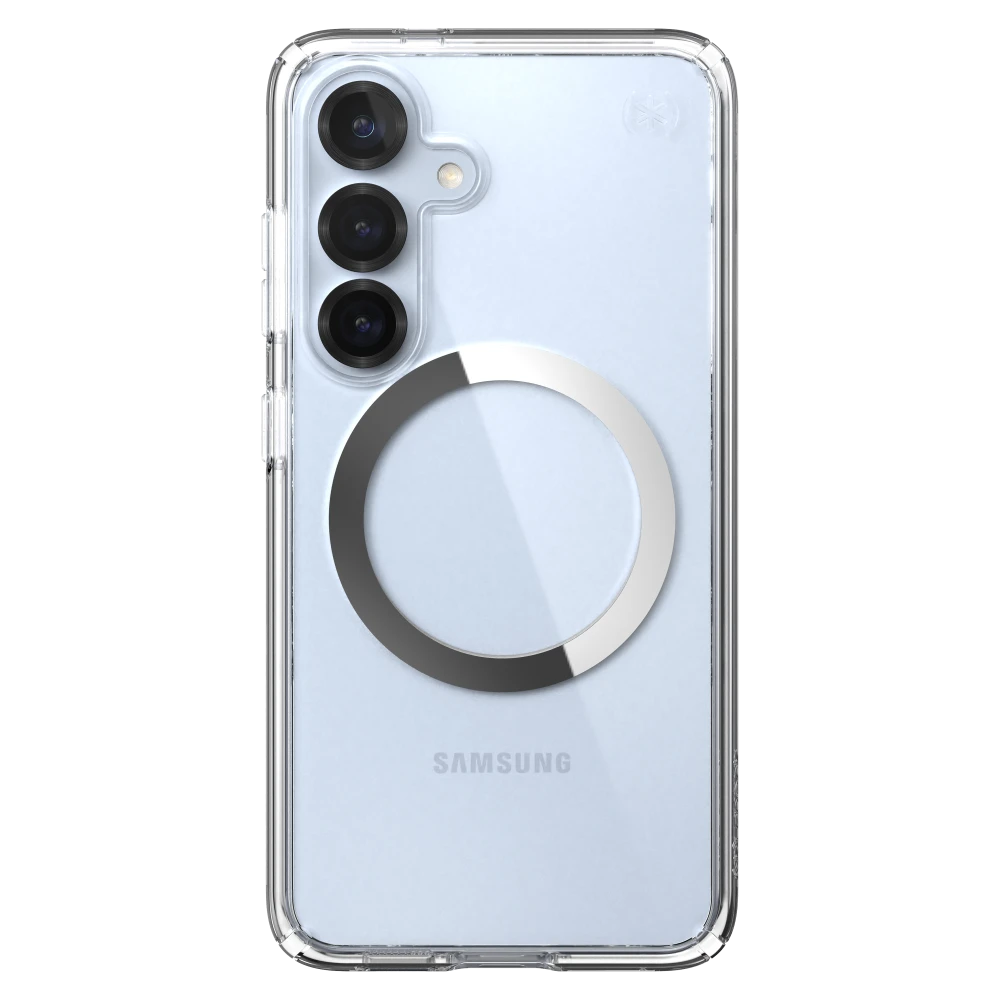 Speck - Presidio Perfect Clear Case with Magnet for Samsung Galaxy S25 - Clear