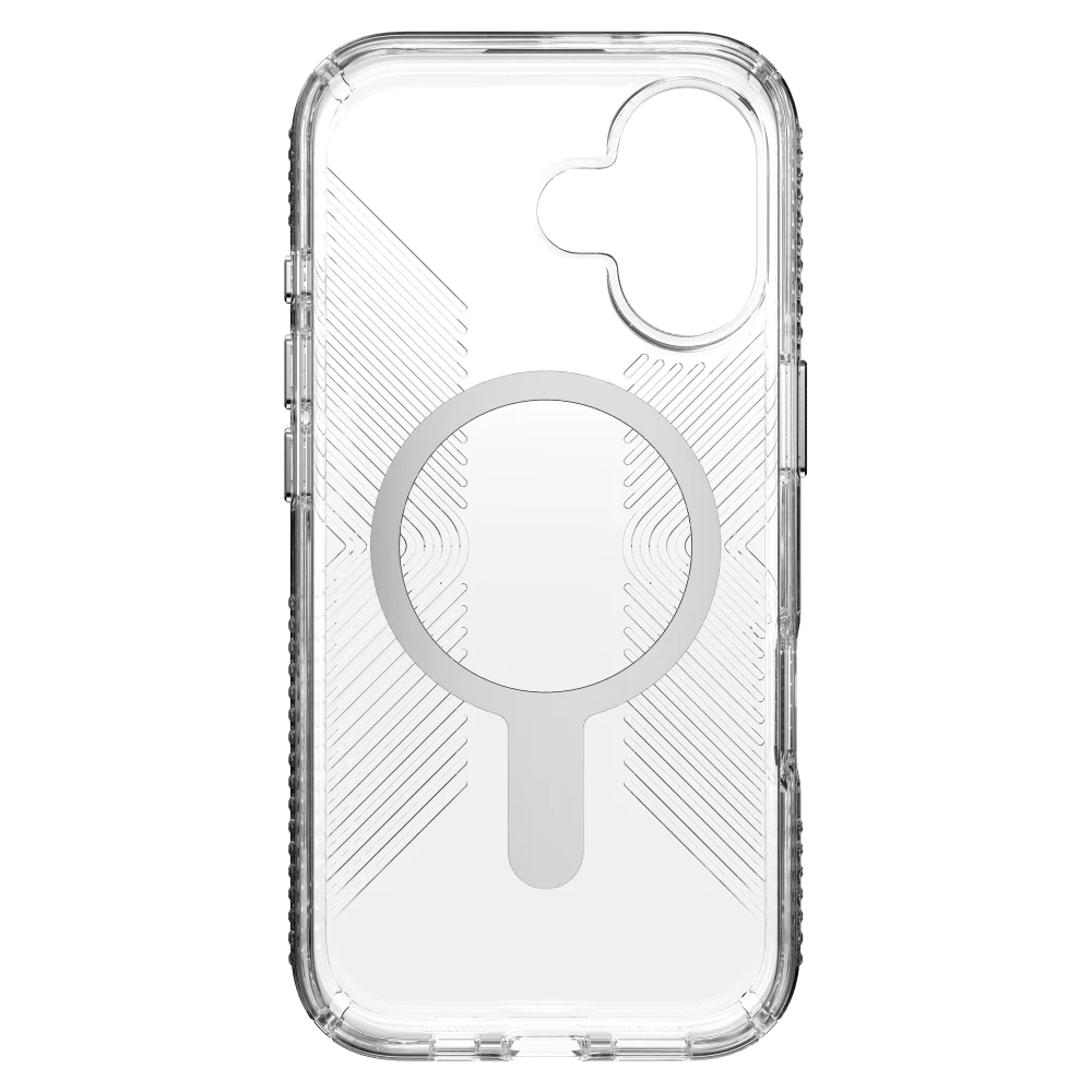 Speck - Presidio Perfect Clear Grip Case with ClickLock for iPhone 17 - Clear