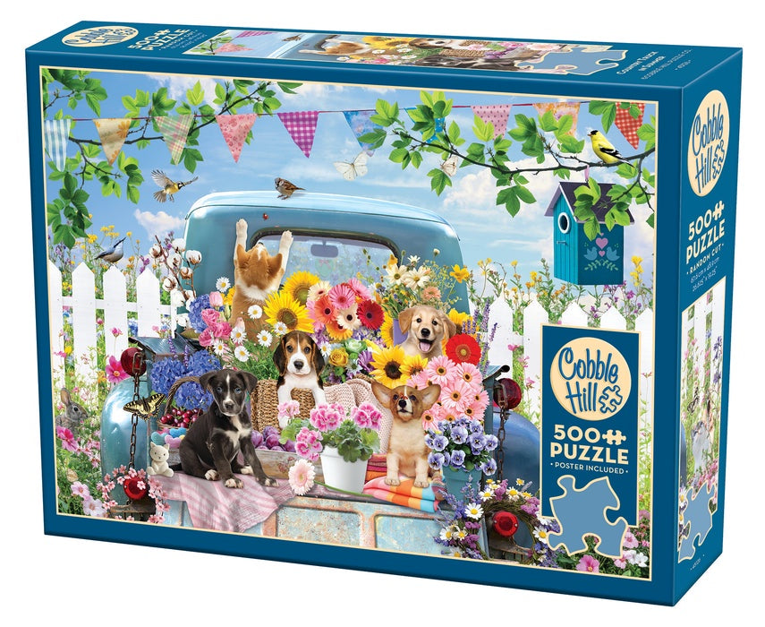 Cobble Hill Country Truck in Summer | 500 Piece Puzzle | AI Assistance