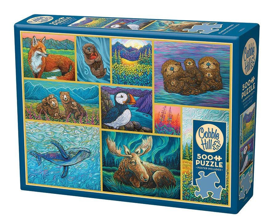 Cobble Hill Alaskan Animals 500 Piece Puzzle