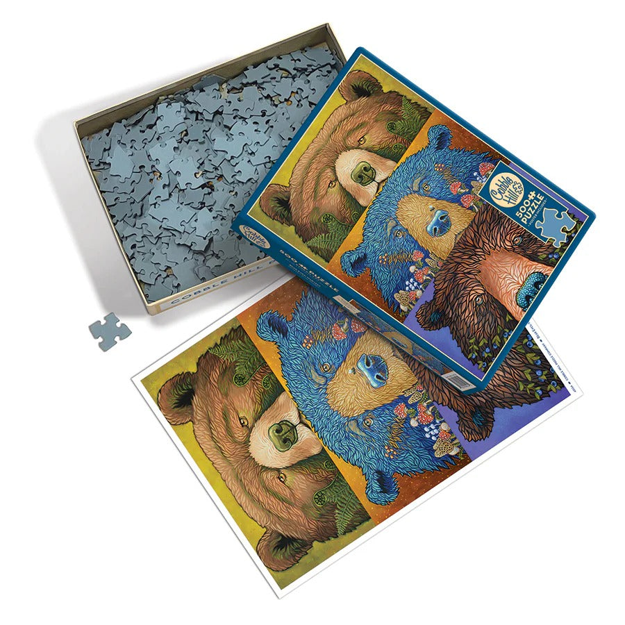 Cobble Hill Bear Eyes: Harvest 500 Piece Puzzle