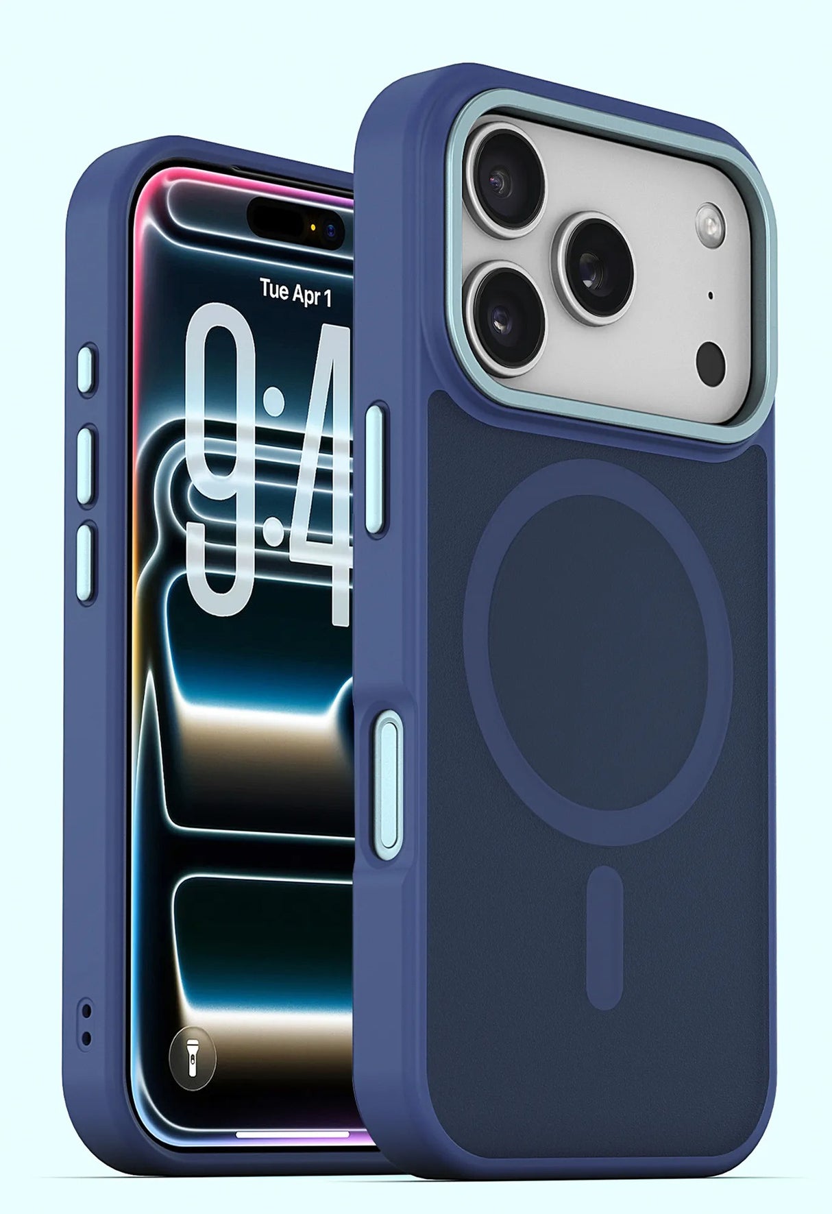 xBase iPhone 17 Pro Max - DuoHybrid MagSafe Compatible - Reinforced Protective Case - Blue
