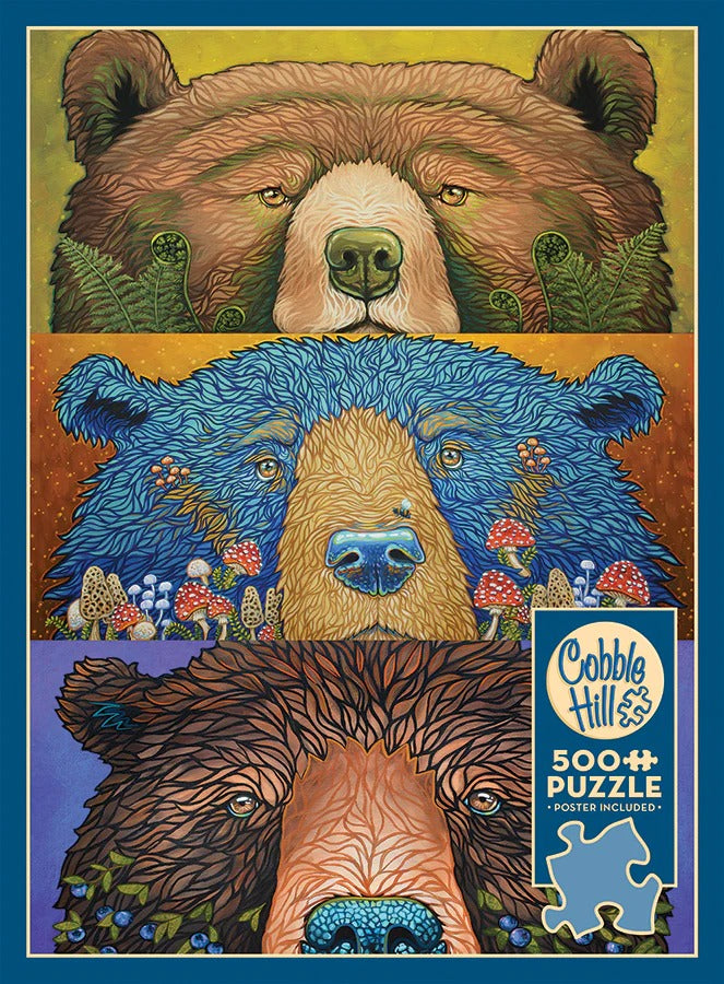 Cobble Hill Bear Eyes: Harvest 500 Piece Puzzle