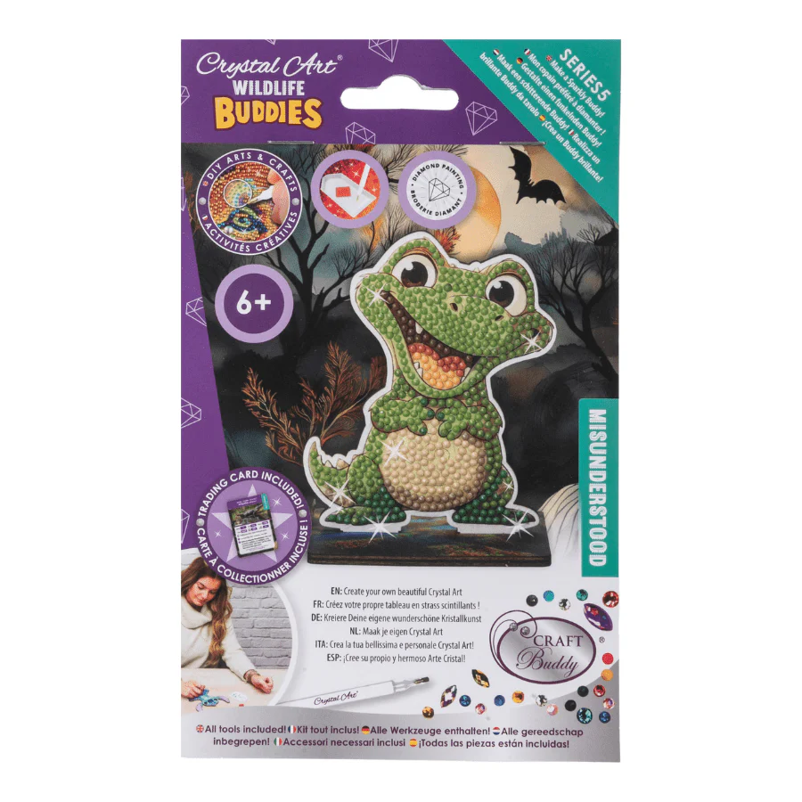 Crystal Art Buddies: Ocean - Alligator
