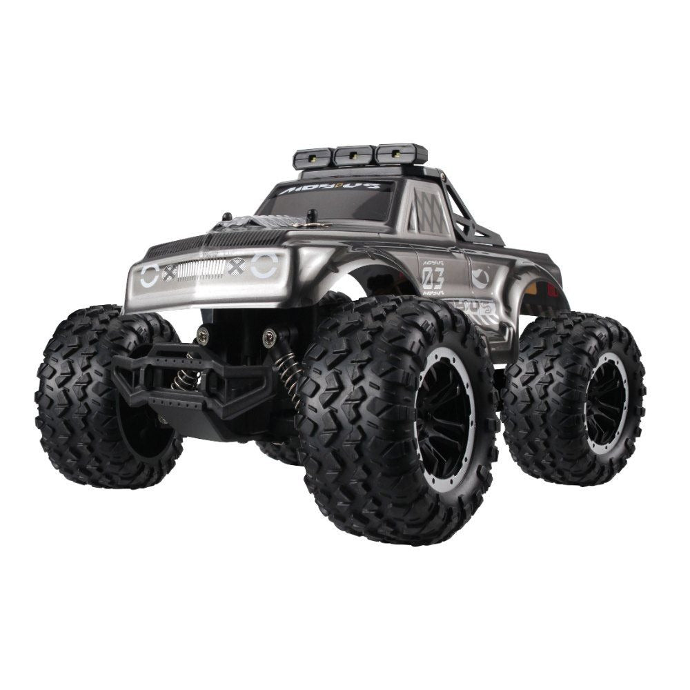 Off-Road RC Stunt Truck, LED lights- Gray