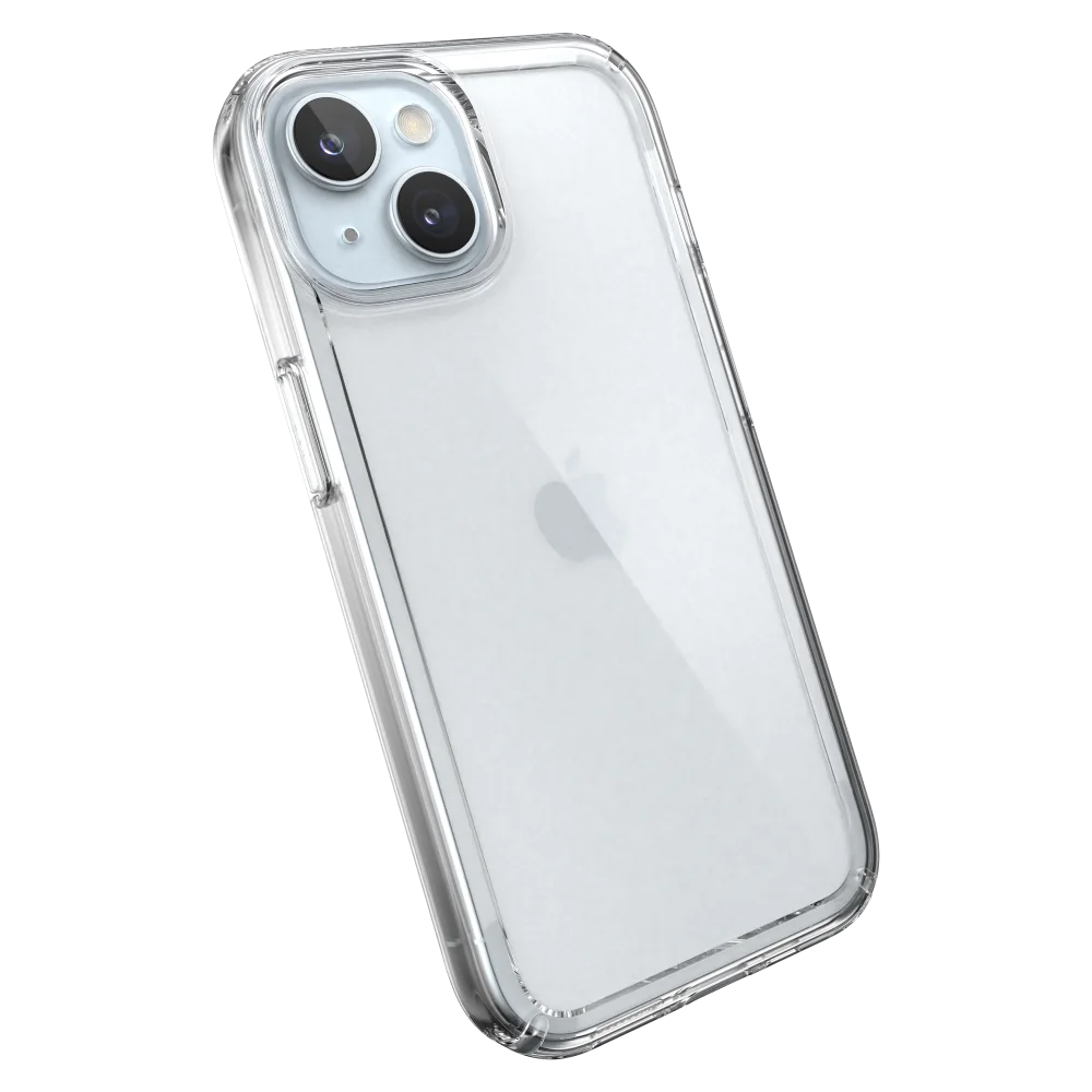 Speck - Gemshell Grip Case for iPhone 15 / 14 / 13 / iPhone 16e - Clear