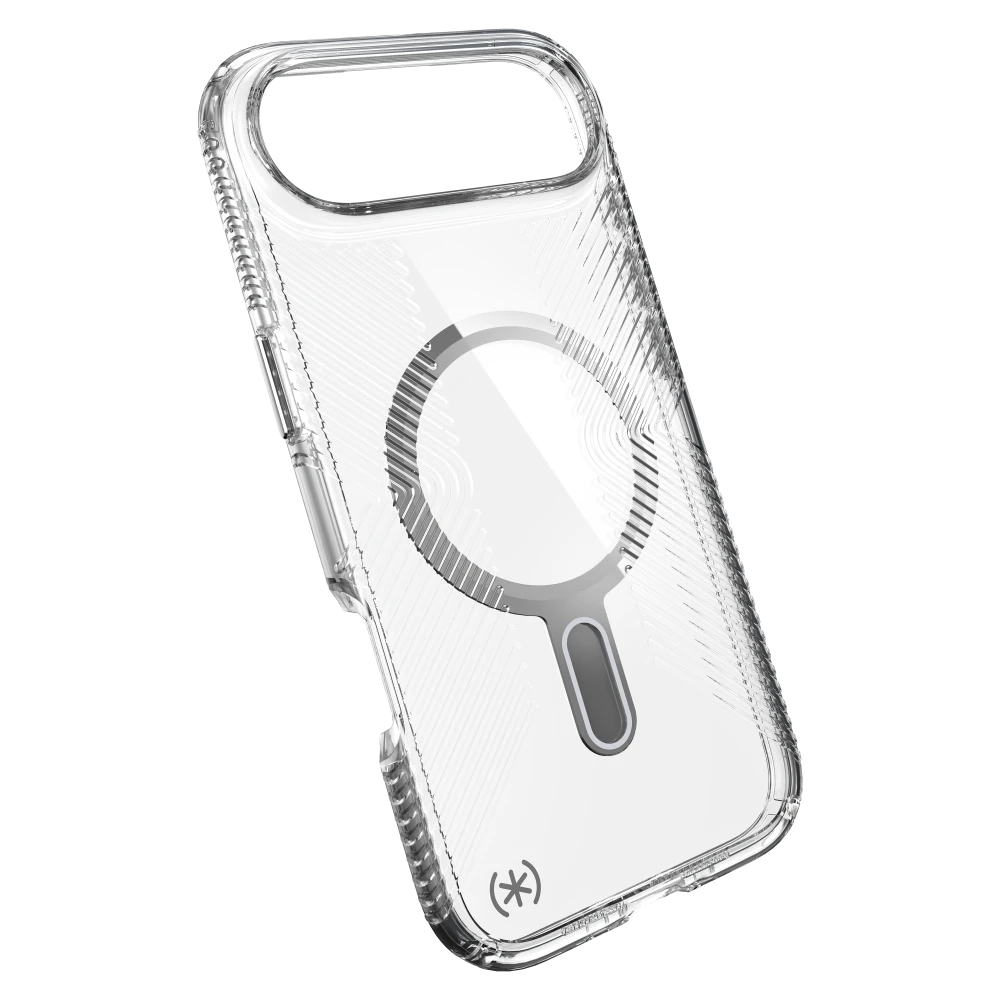 Speck - Presidio Perfect Clear Grip Case with ClickLock for iPhone Air - Clear