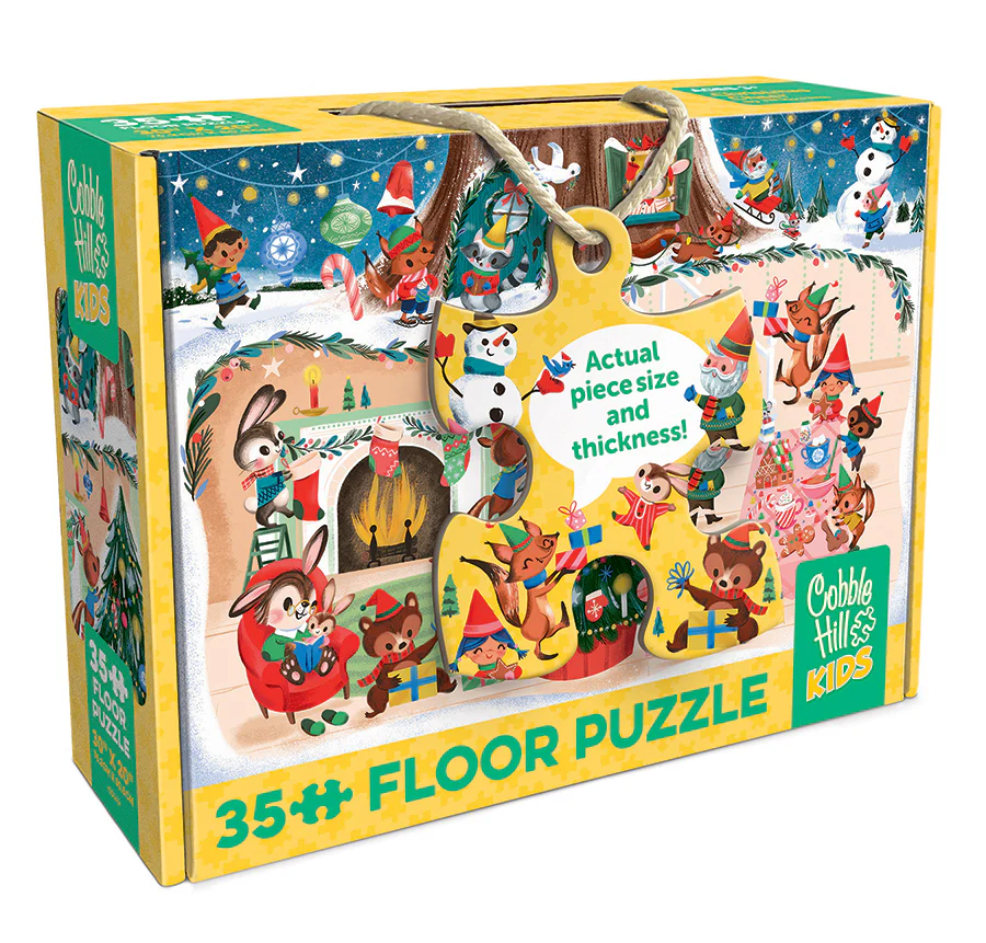 Cobble Hill Christmas Cheer | Floor Puzzle 35pc