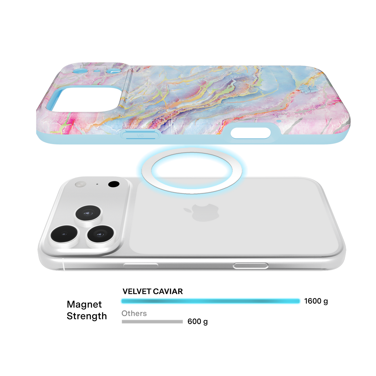 VELVET CAVIAR - MagSafe Case for Apple iPhone 17 Pro Max - Holo Moonstone