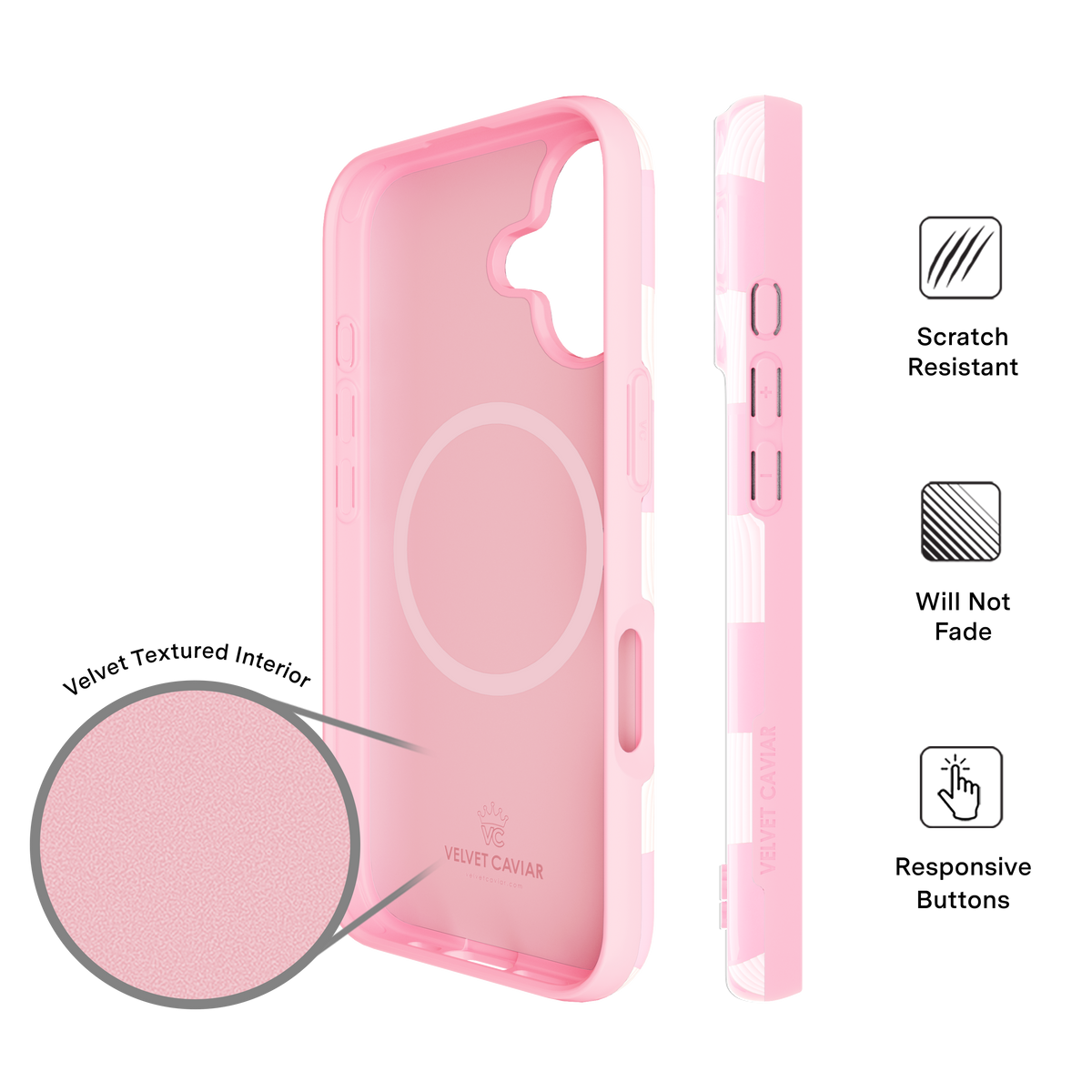 VELVET CAVIAR - MagSafe Case for Apple iPhone 17 - Strawberry Milk